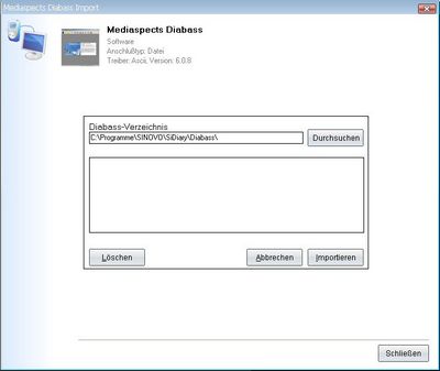 Datenübernahme von Mediaspects Diabass ins Diabetes-Tagebuch