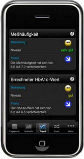 SiDiary - Diabetes App auf dem iPhone